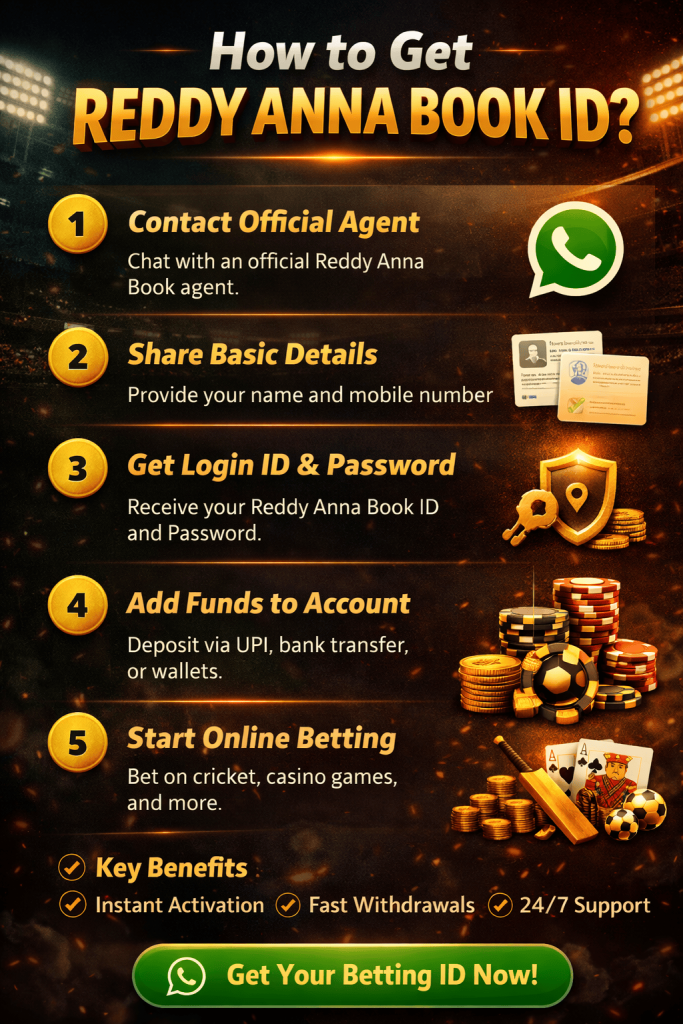 How to Get Reddy Anna Book ID?